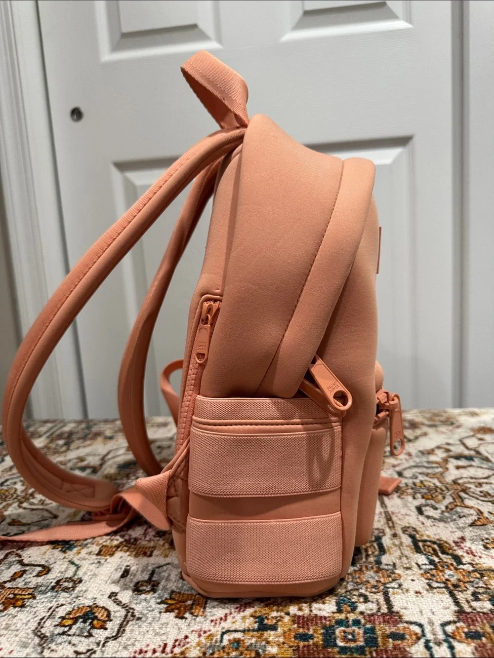 Dagne Dover Mini Backpack in Peach